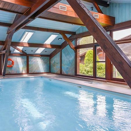 Appartement Chaleureux Les Houches 29 M² Piscine Partagee Exterior foto
